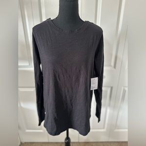 NWT SONOMA LONG SLEEVE BLACK SHIRT SIZE MEDIUM